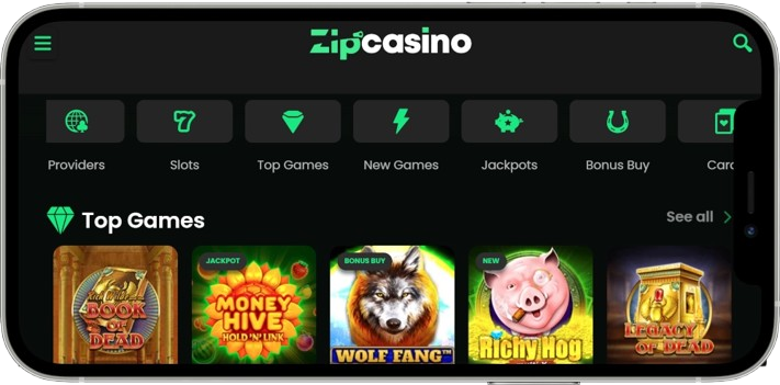 ZipCasino Mobile